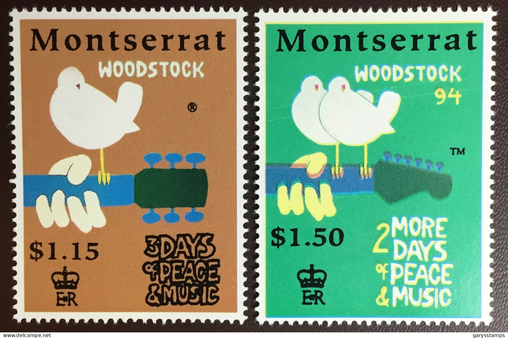 Montserrat 1994 Woodstock Music Festival MNH - Montserrat