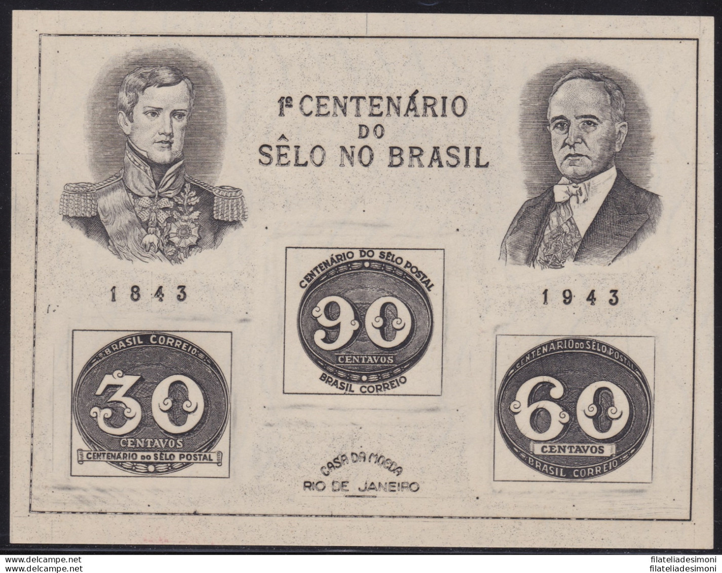 1943 BRASILE/BRESIL,  Yvert BF N° 6  (*) - Otros - América