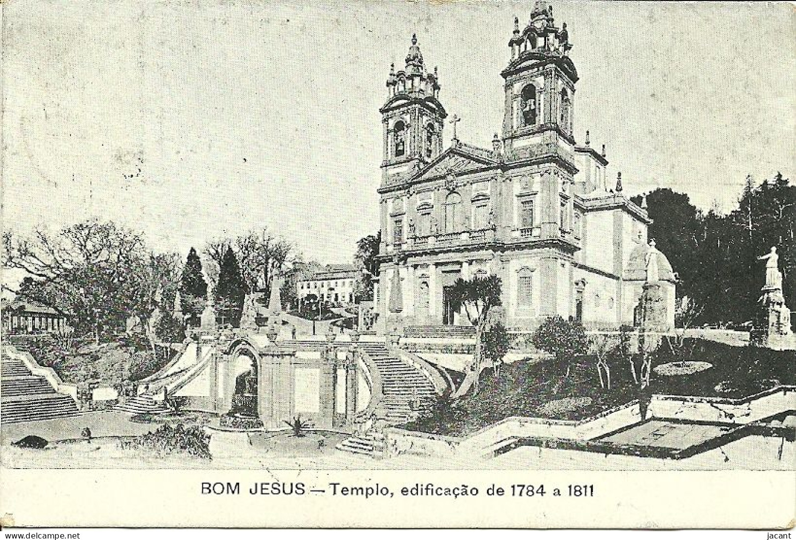 Portugal - Braga - Bom Jesus - Templo Edificação De 1784 A 1811 - Braga