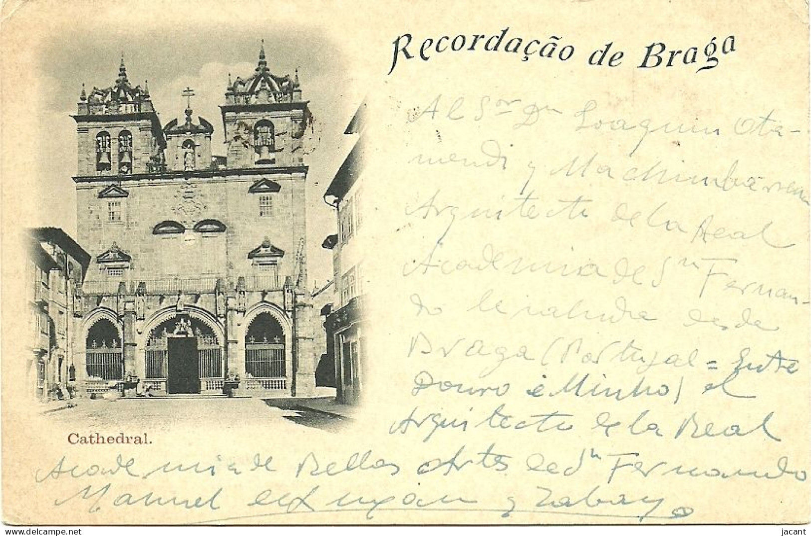 Portugal - Braga - Recordação De Braga - Cathedral - Precurseur - Braga