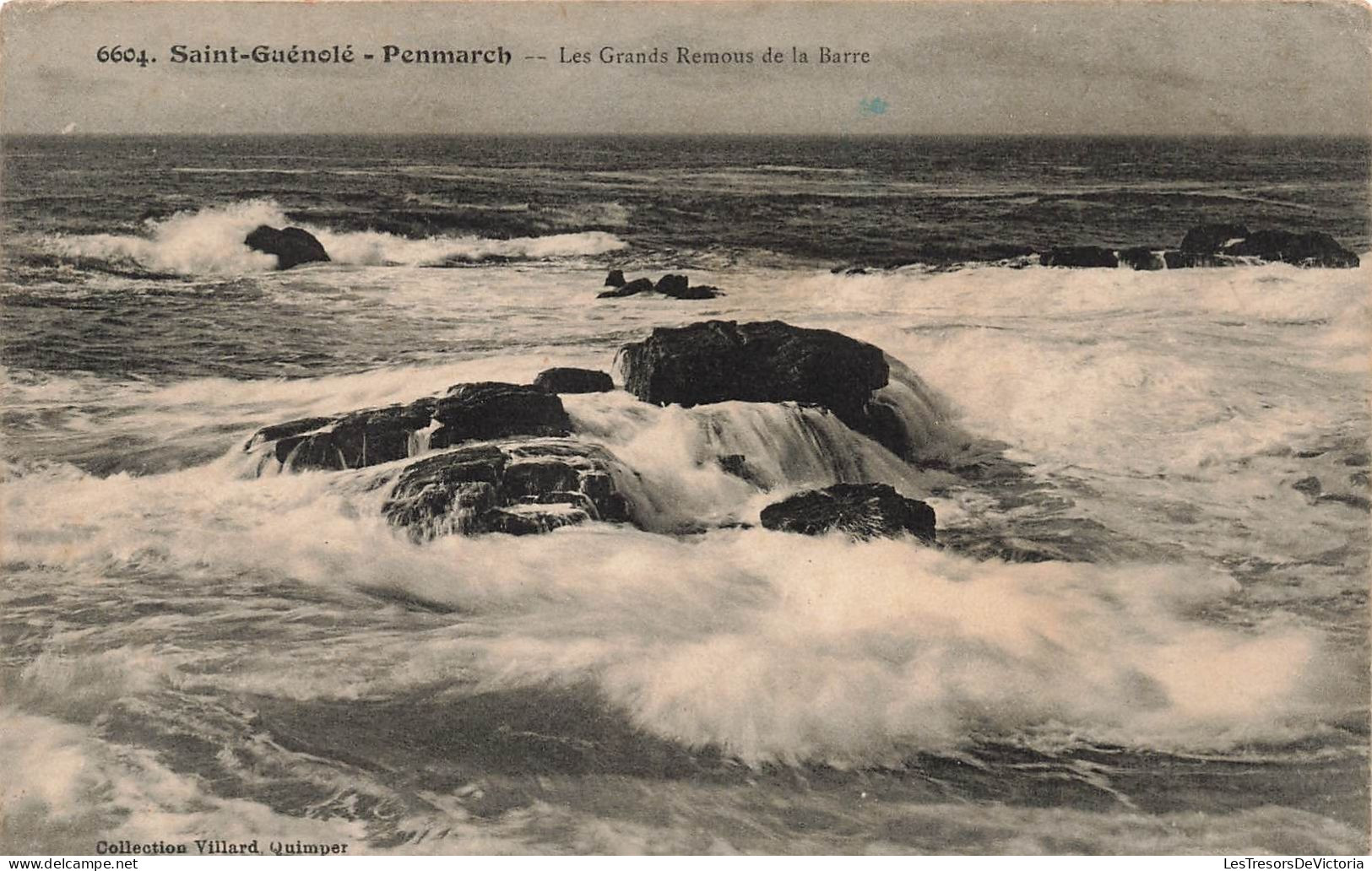 FRANCE - Saint Guénolé - Penmarch - Les Grands Remous De La Barre - Carte Postale Ancienne - Penmarch