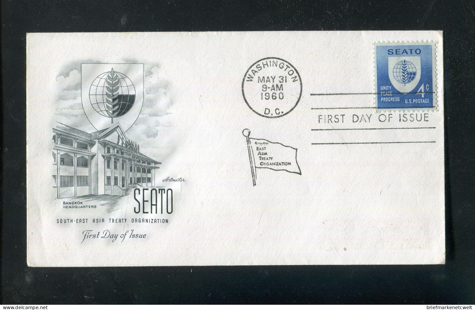 "USA" 1960, Mi. 779 FDC (B0044) - Omslagen Van Evenementen