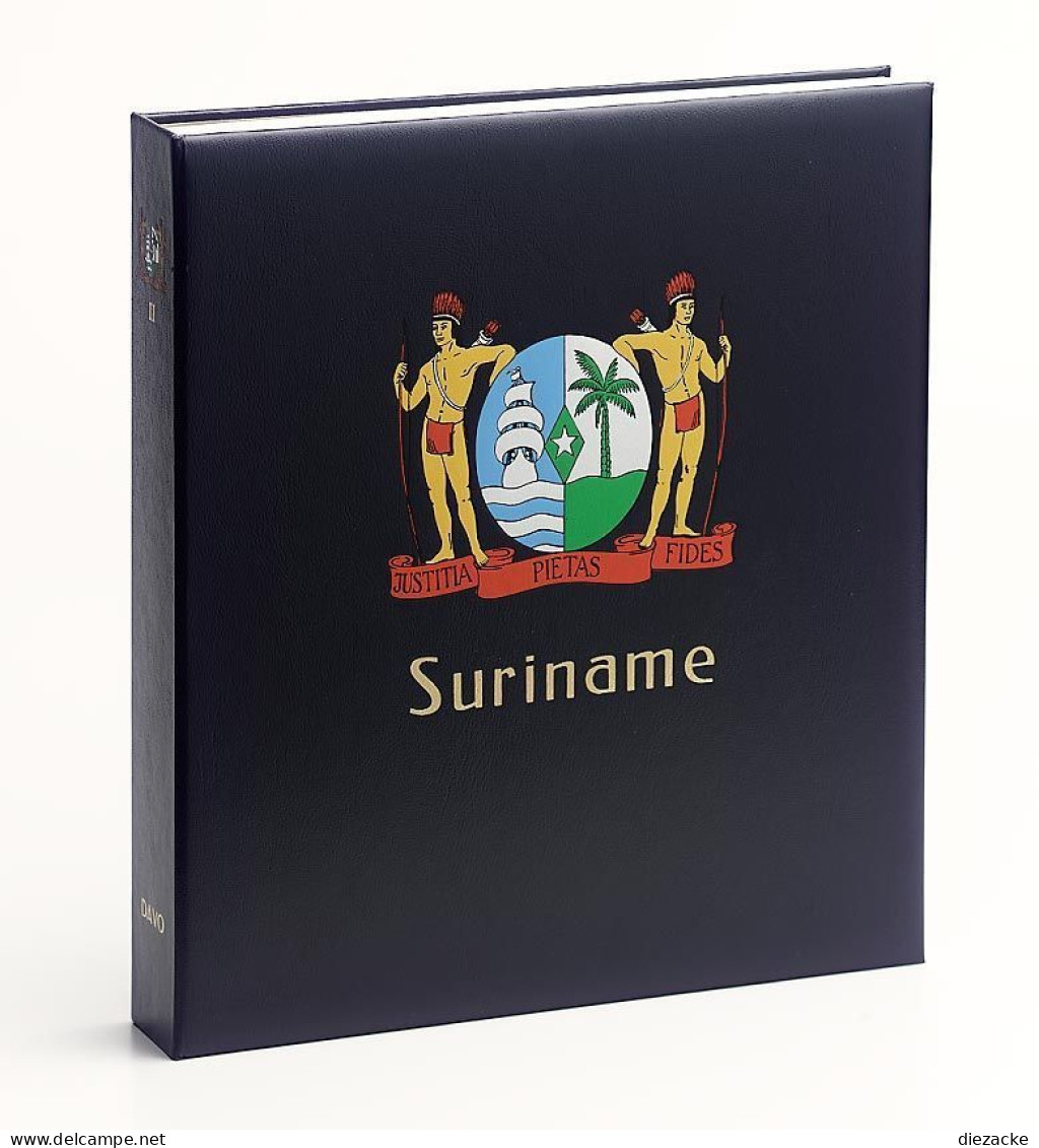 DAVO Luxus Album Surinam Rep. Teil II DV1132 Neu ( - Reliures Et Feuilles