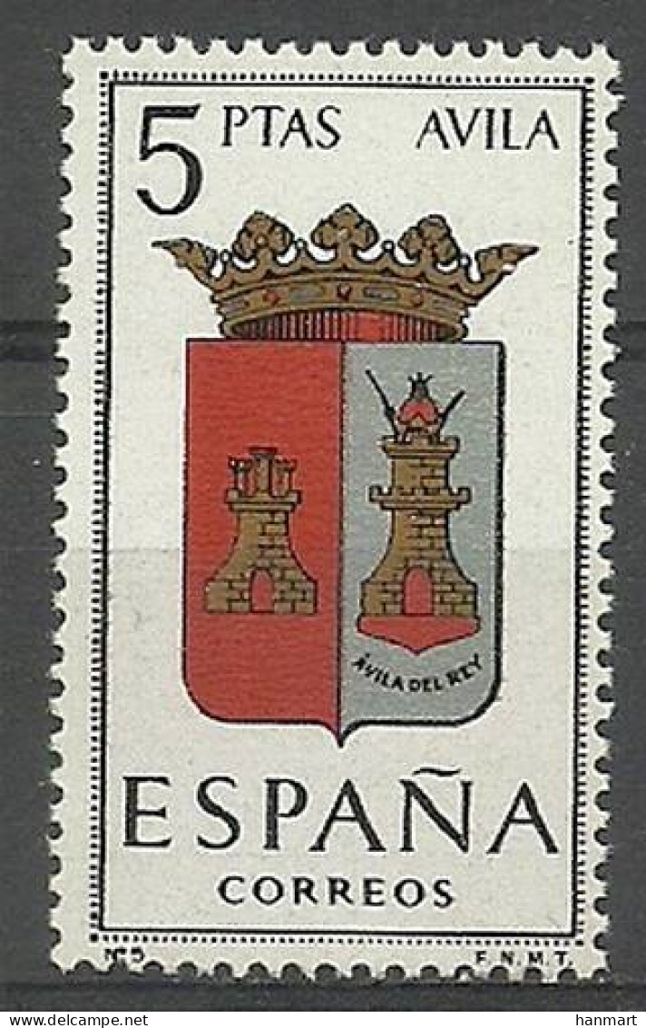 Spain 1962 Mi 1321 MNH  (ZE1 SPN1321) - Postzegels
