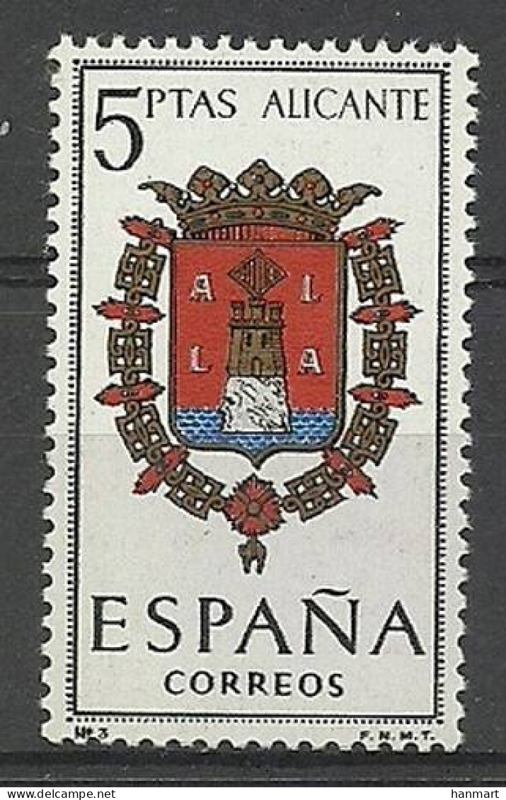 Spain 1962 Mi 1303 MNH  (ZE1 SPN1303) - Postzegels