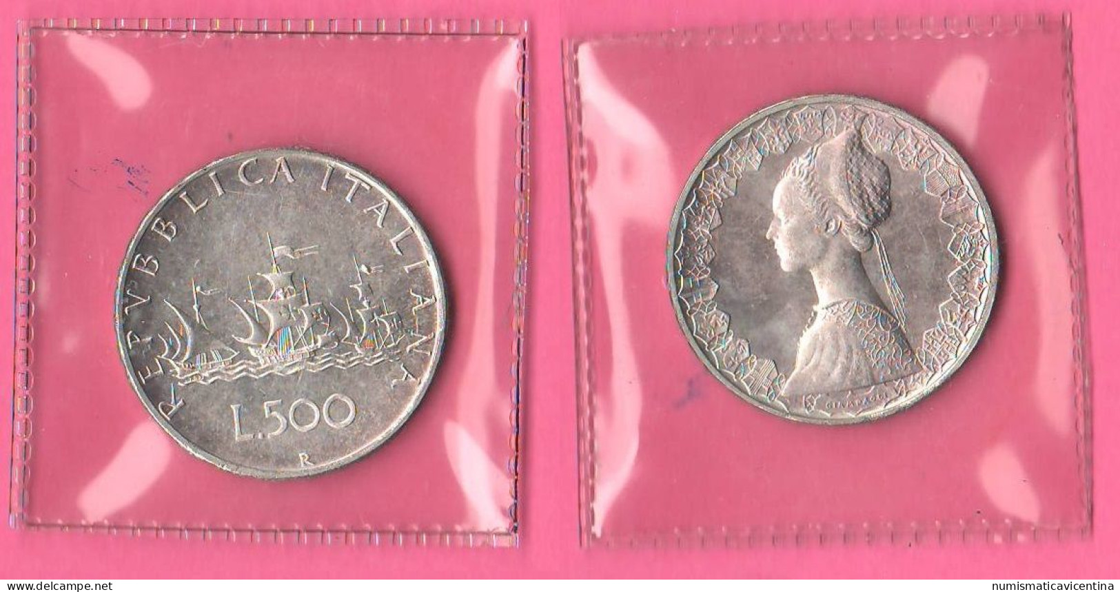 Italia 500 Lire 1970 Italie Italy Silver Coin - 500 Liras