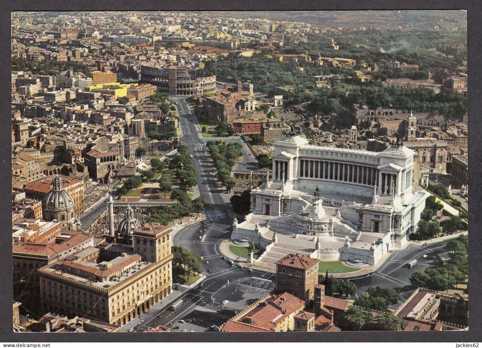 080886/ ROMA, Veduta Aerea, Piazza Venezia E Colosseo - Panoramische Zichten, Meerdere Zichten