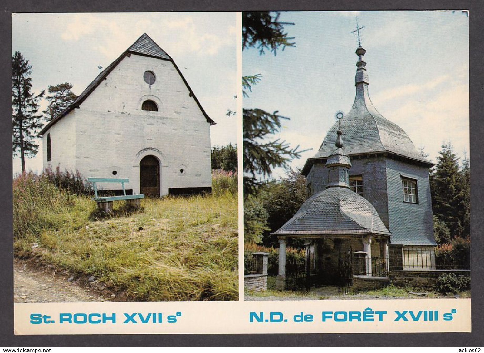 072707/ HOUFFALIZE, Chapelles St. Roch Et ND De Forêt - Houffalize