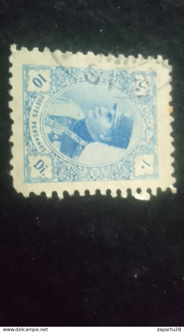 İRAN-1933-    10   D     DAMGALI   RİZA ŞAH PEHLEVİ - Iran