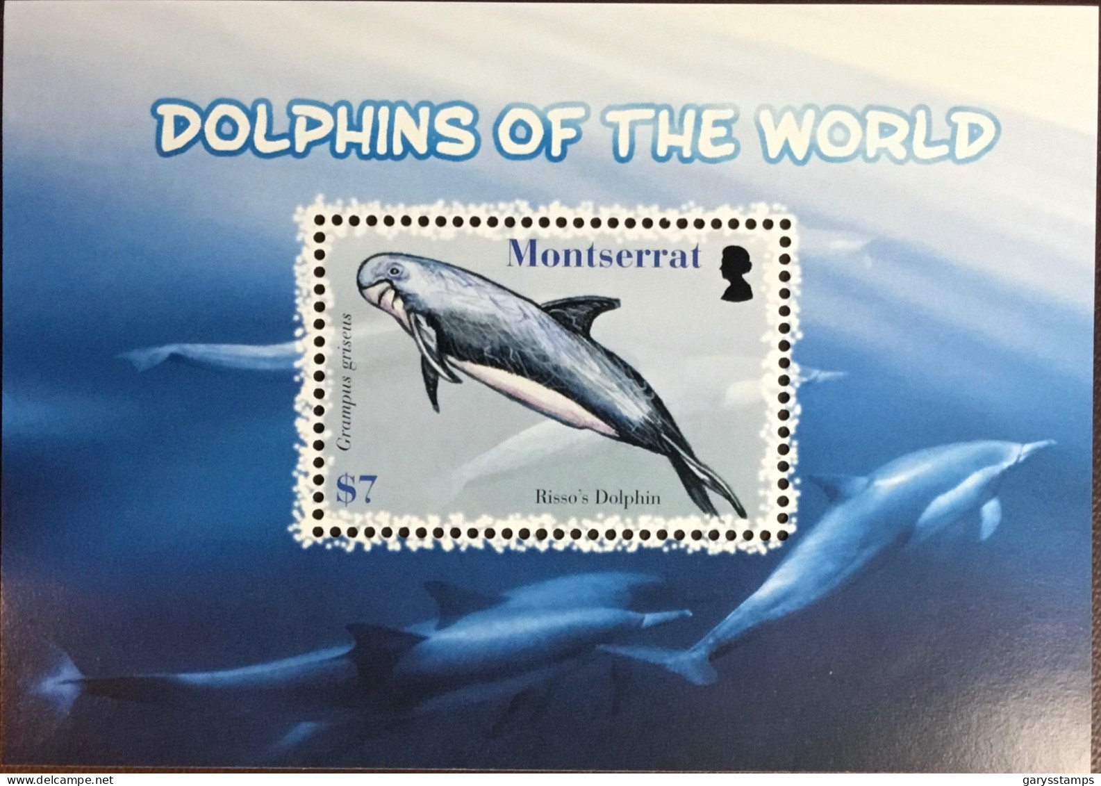 Montserrat 2008 Dolphins Minisheet MNH - Delfines