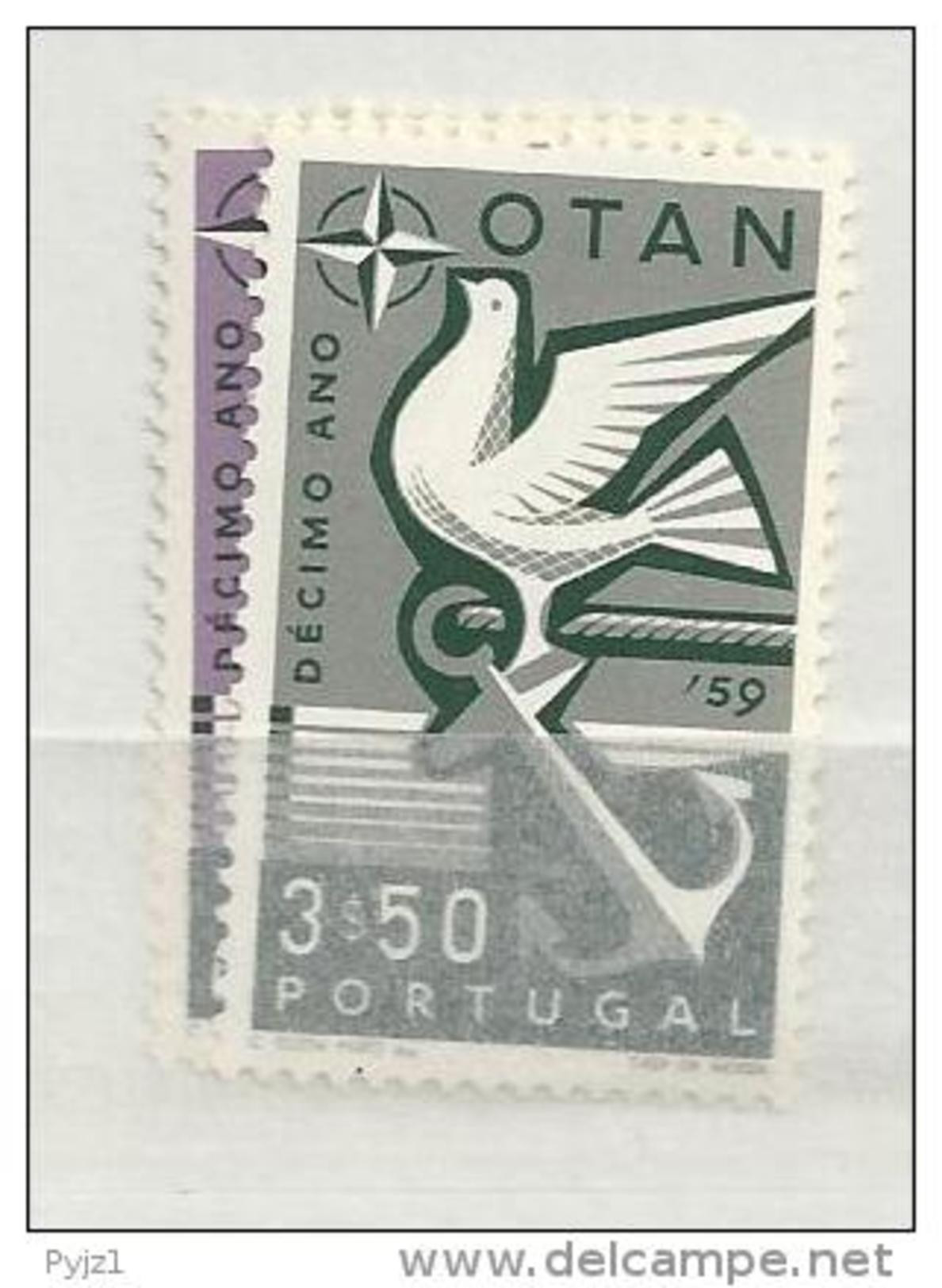 1960 MNH Portugal, Mi 878-79 NATO, Postfris** - Neufs