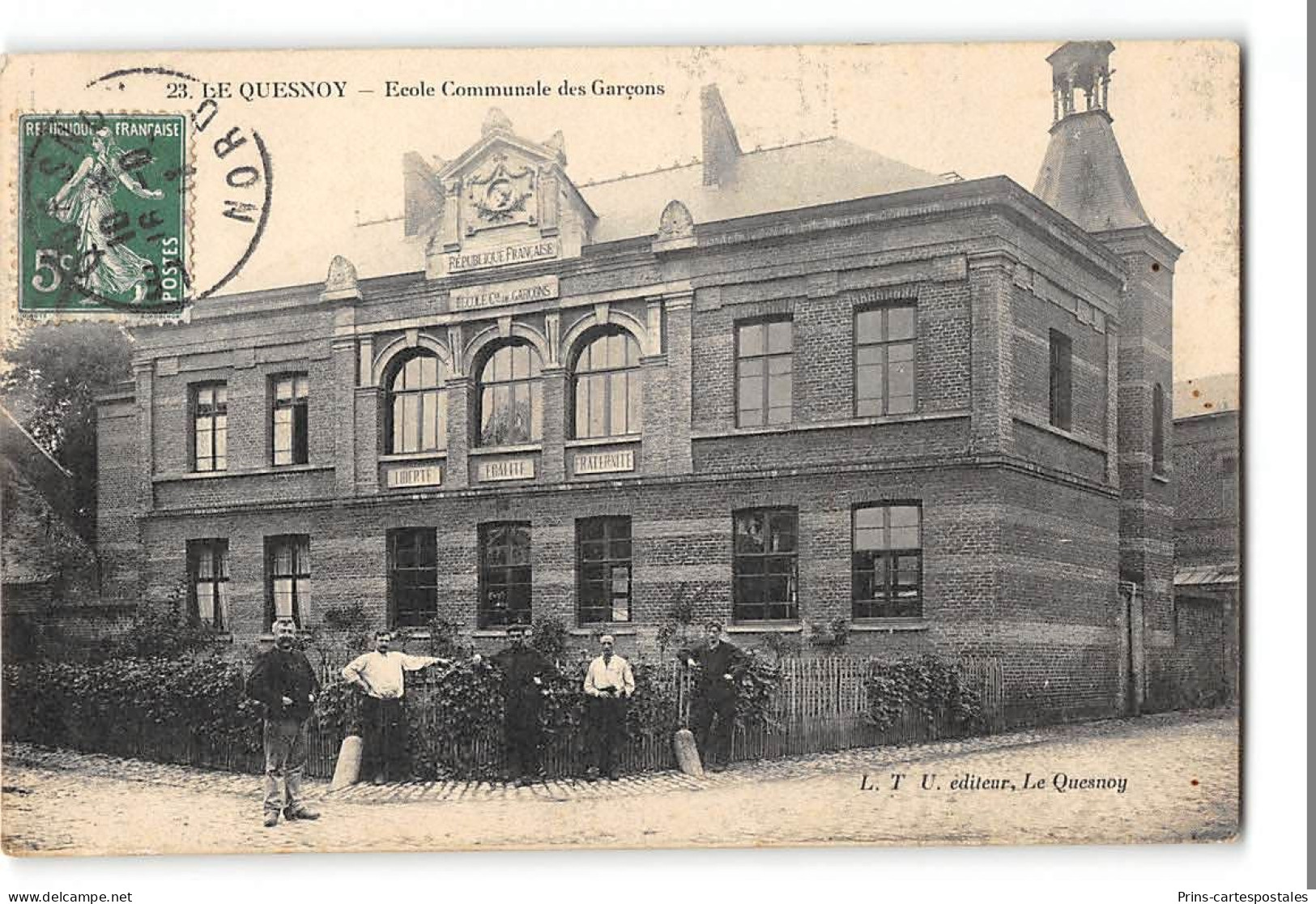 CPA 59 Le Quesnoy Ecole Communale De Garçons - Le Quesnoy