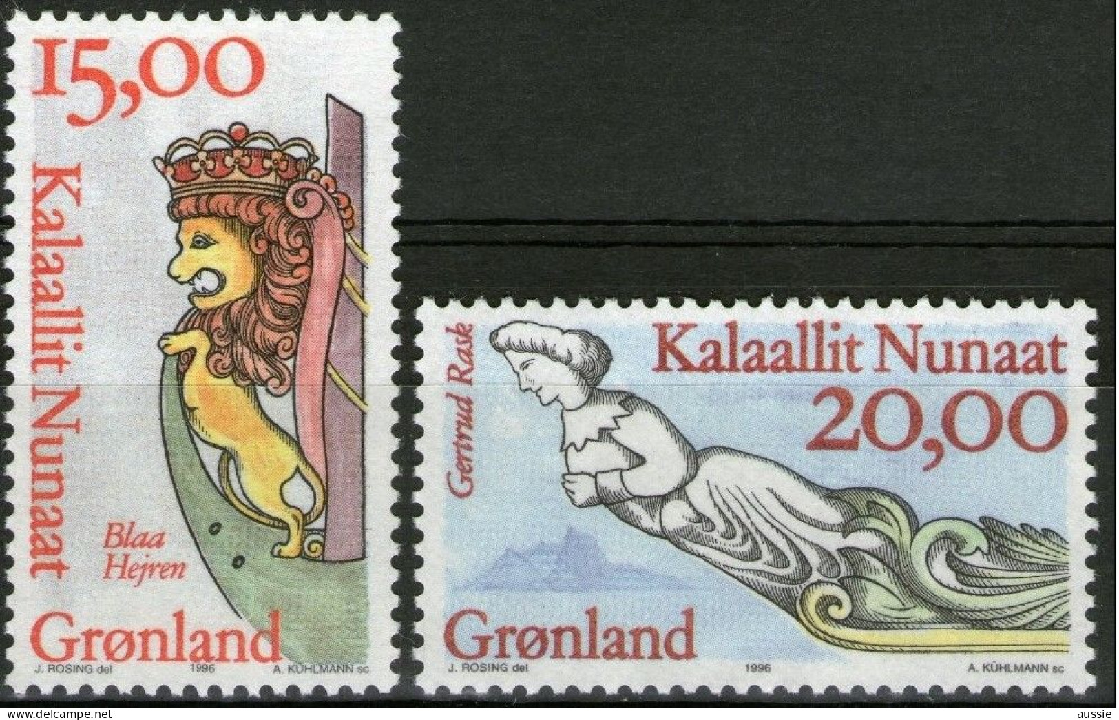 Groenland Greenland 1996 Yvertn° 272-273 *** MNH Cote 13,50 € - Nuevos