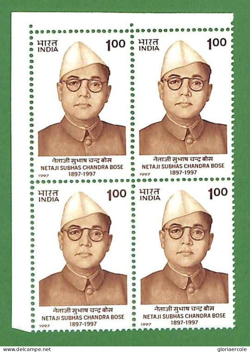 ZA1469 - INDIA - OFFICIAL STAMP FOLDER Subhas Chandra Bose 1964 With FDC Cover - Neufs