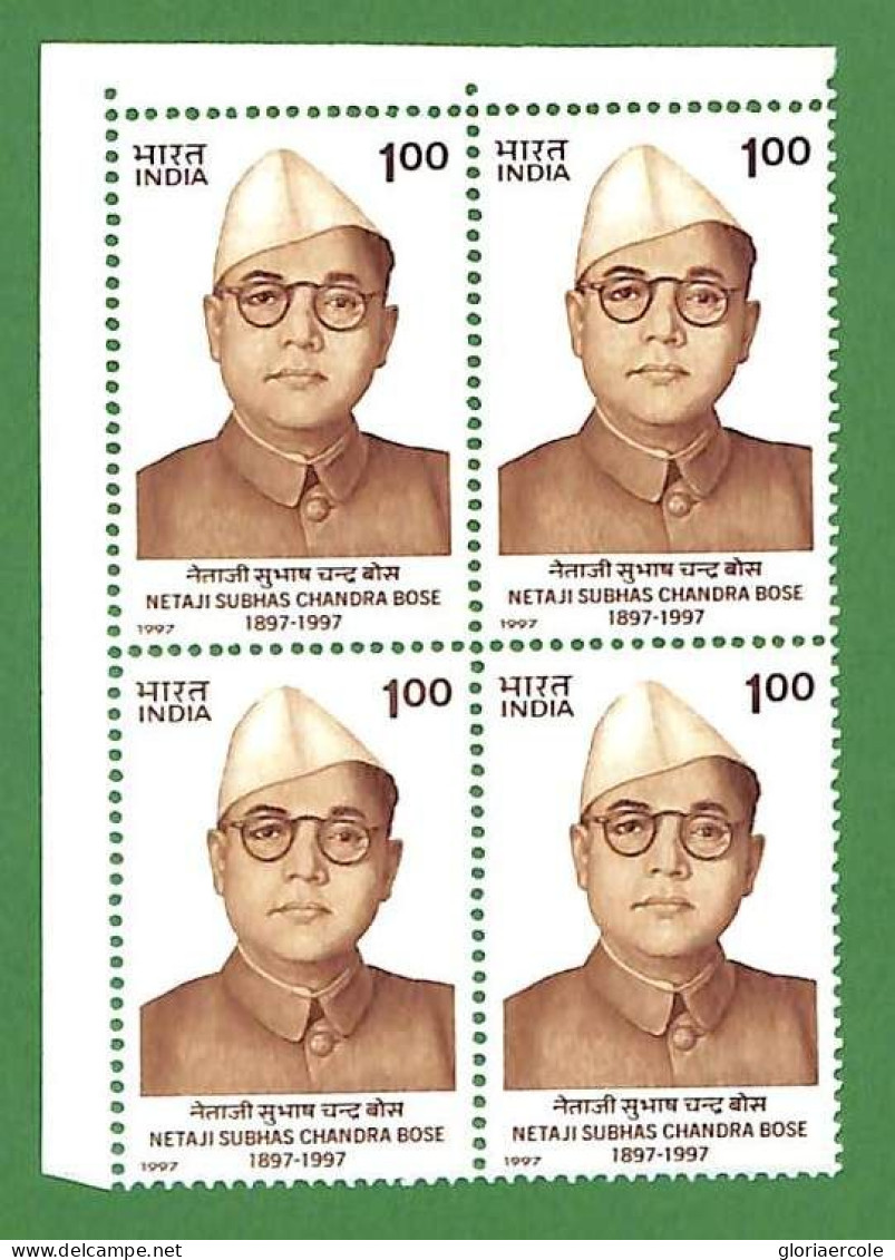 ZA1469 - INDIA - OFFICIAL STAMP FOLDER Subhas Chandra Bose 1964 With FDC Cover - Nuevos