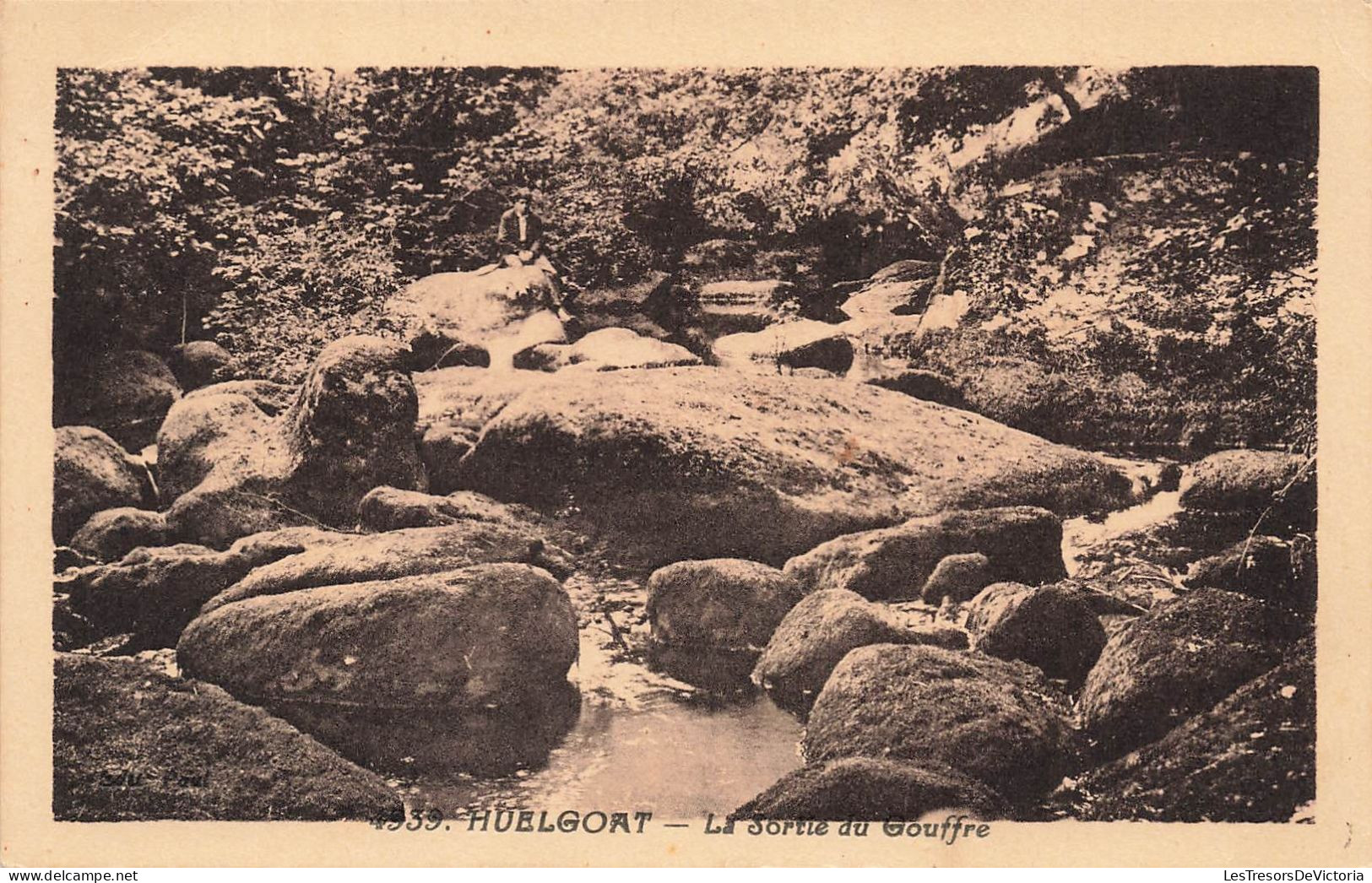 FRANCE - Huelgoat - Vue Générale Sur La Sortie Du Gouffre - Des Rochers - Carte Postale Ancienne - Huelgoat