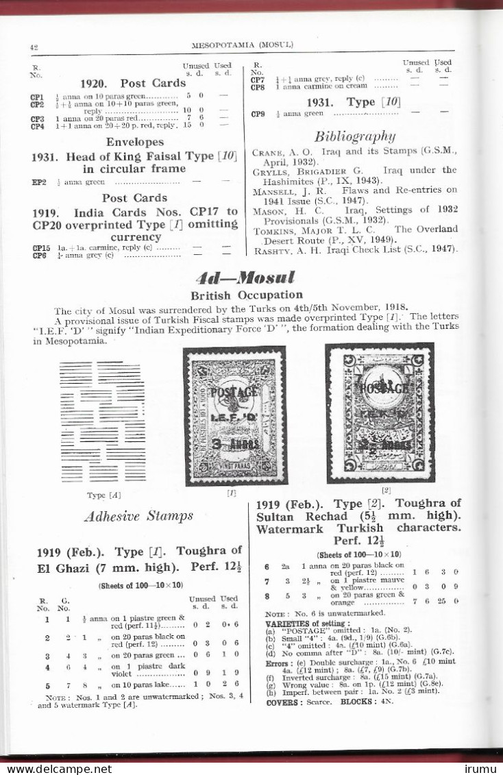 Billig Vol 38 (Middle East And Ceylon) - Kolonies En Buitenlandse Kantoren