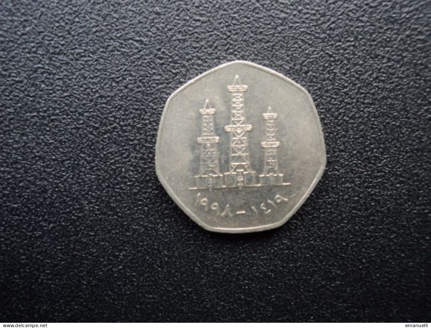 ÉMIRATS ARABES UNIS : 50 FILS  1998 - 1419   KM 16    SUP - Emiratos Arabes