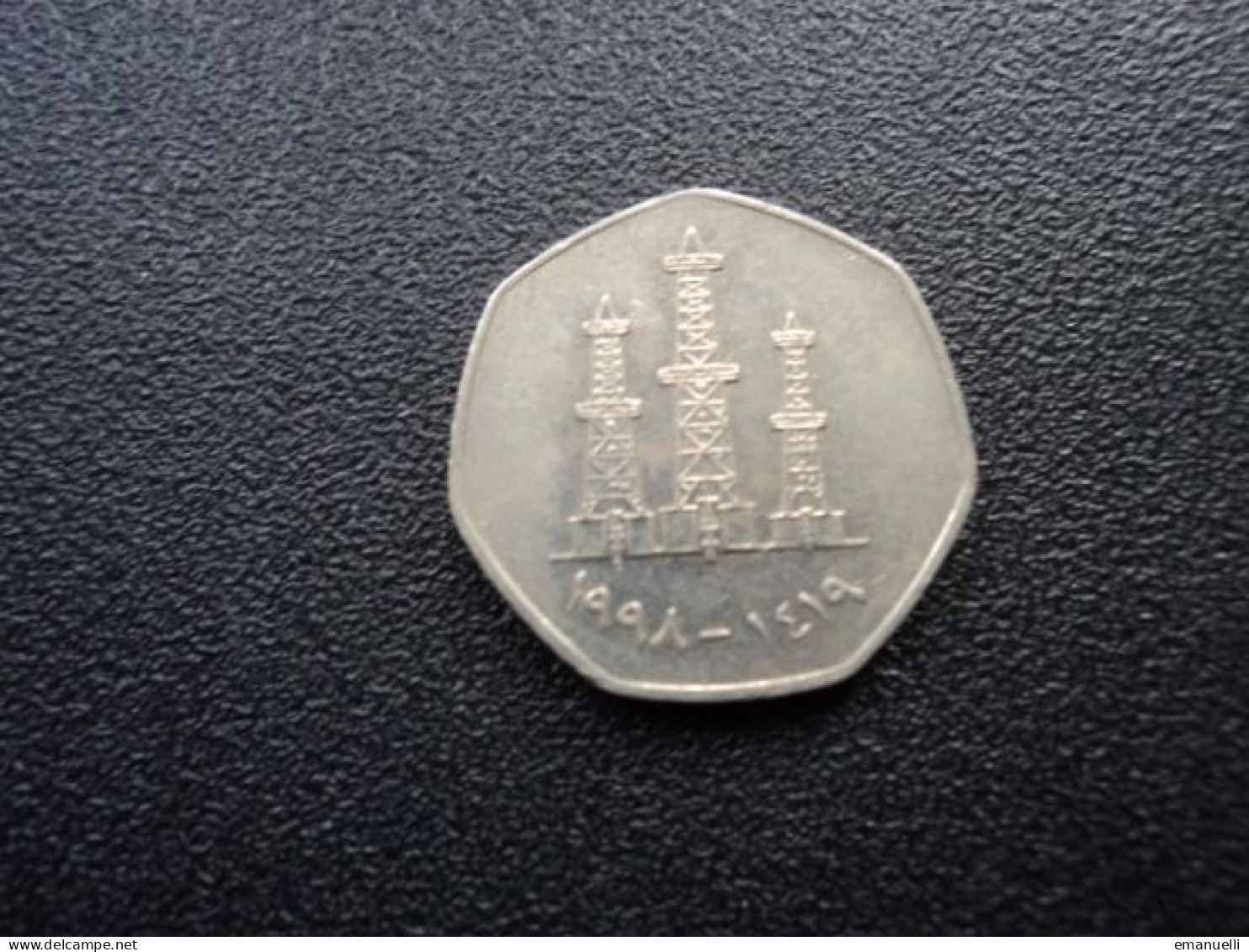 ÉMIRATS ARABES UNIS : 50 FILS  1998 - 1419   KM 16    SUP - Emirats Arabes Unis