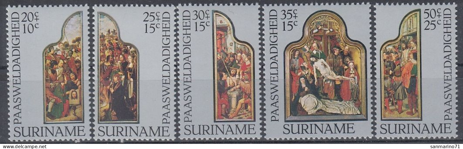 SURINAM 759-763,unused - Ostern