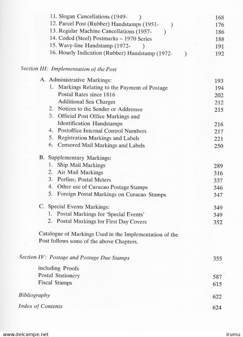 A Postal History Of Curaçao (Julsen And Benders 1976) - Colonies Et Bureaux à L'Étranger