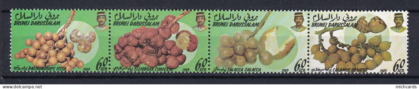 179 BRUNEI 1989 - Y&T 415 A/D - Fruit - Neuf ** (MNH) Sans Charniere - Brunei (1984-...)