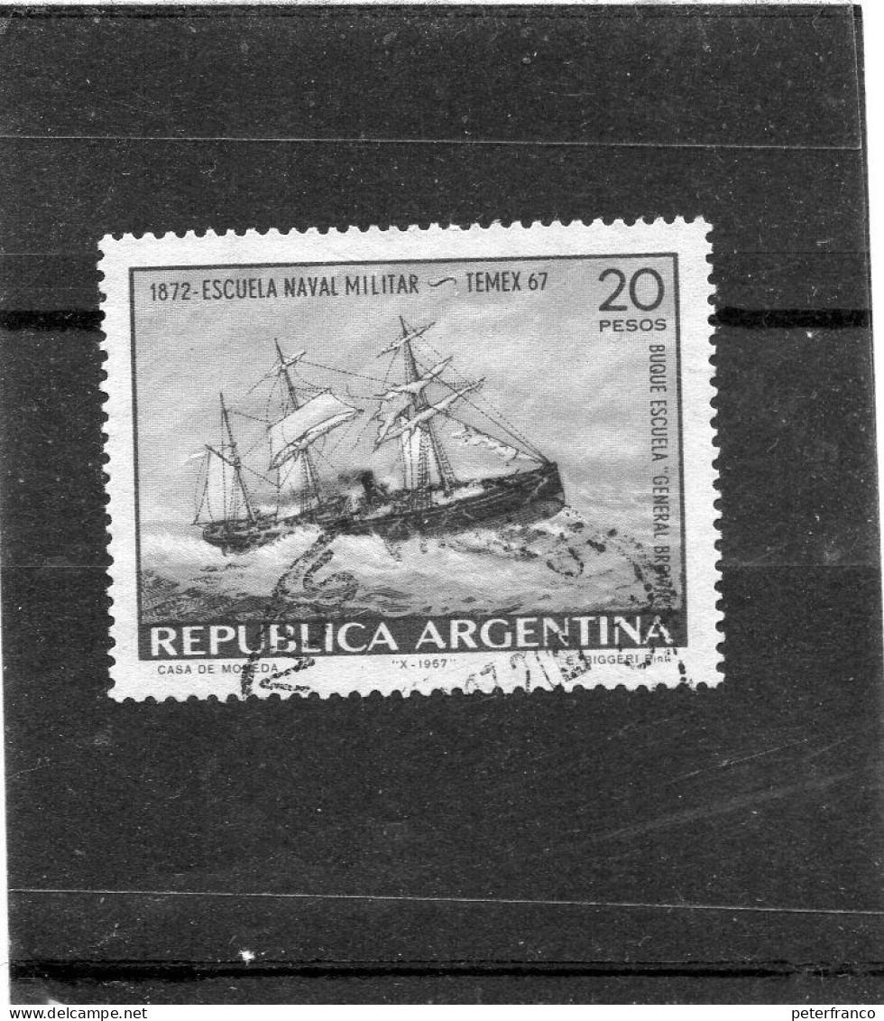 1967 Argentina - 95°ann. Scuola Militare - Gebraucht