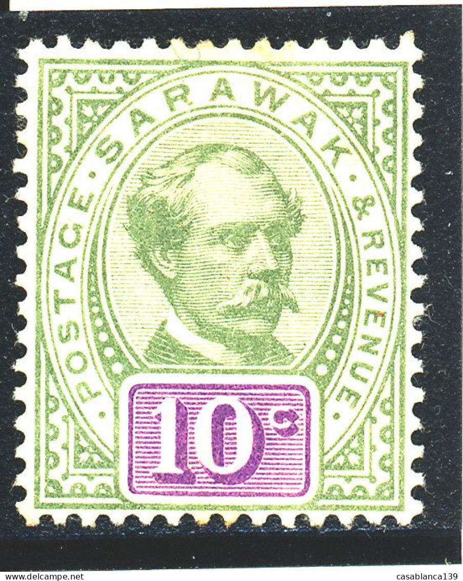 Malaysia / Sarawak, 1888,  Mi 15.M Hinged,   Mi. 50 € - Federated Malay States