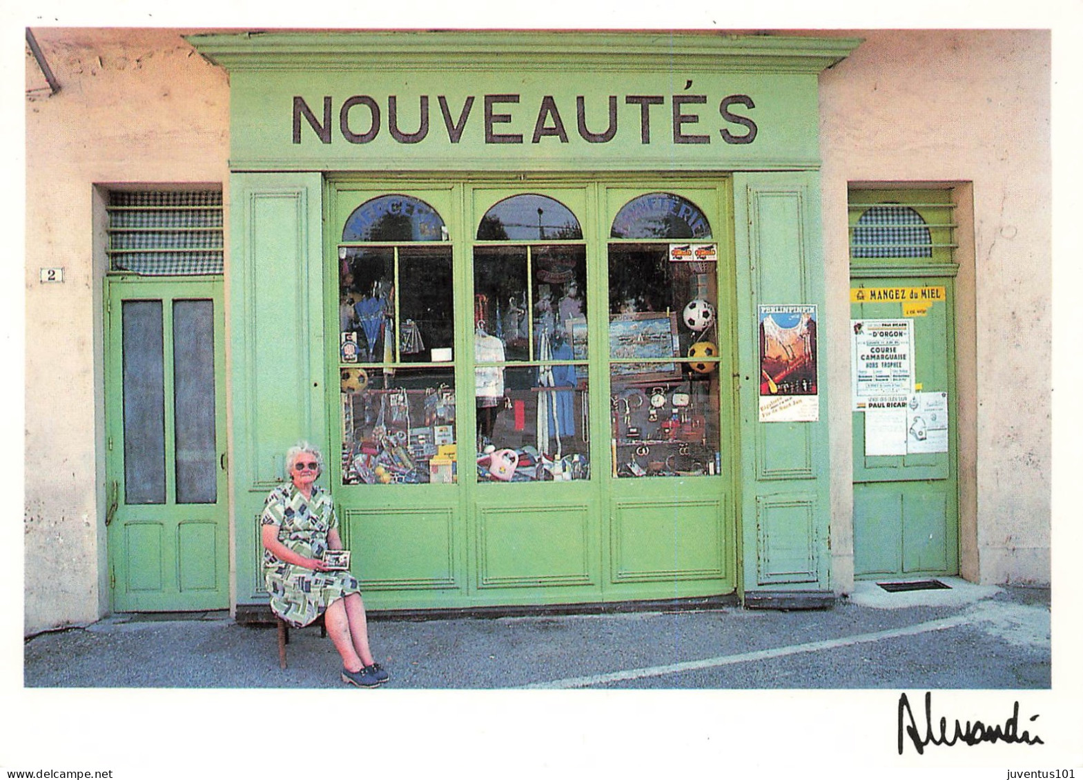 CPSM Devanture De Magasin-Nouveautés-Alessandri     L2734 - Negozi