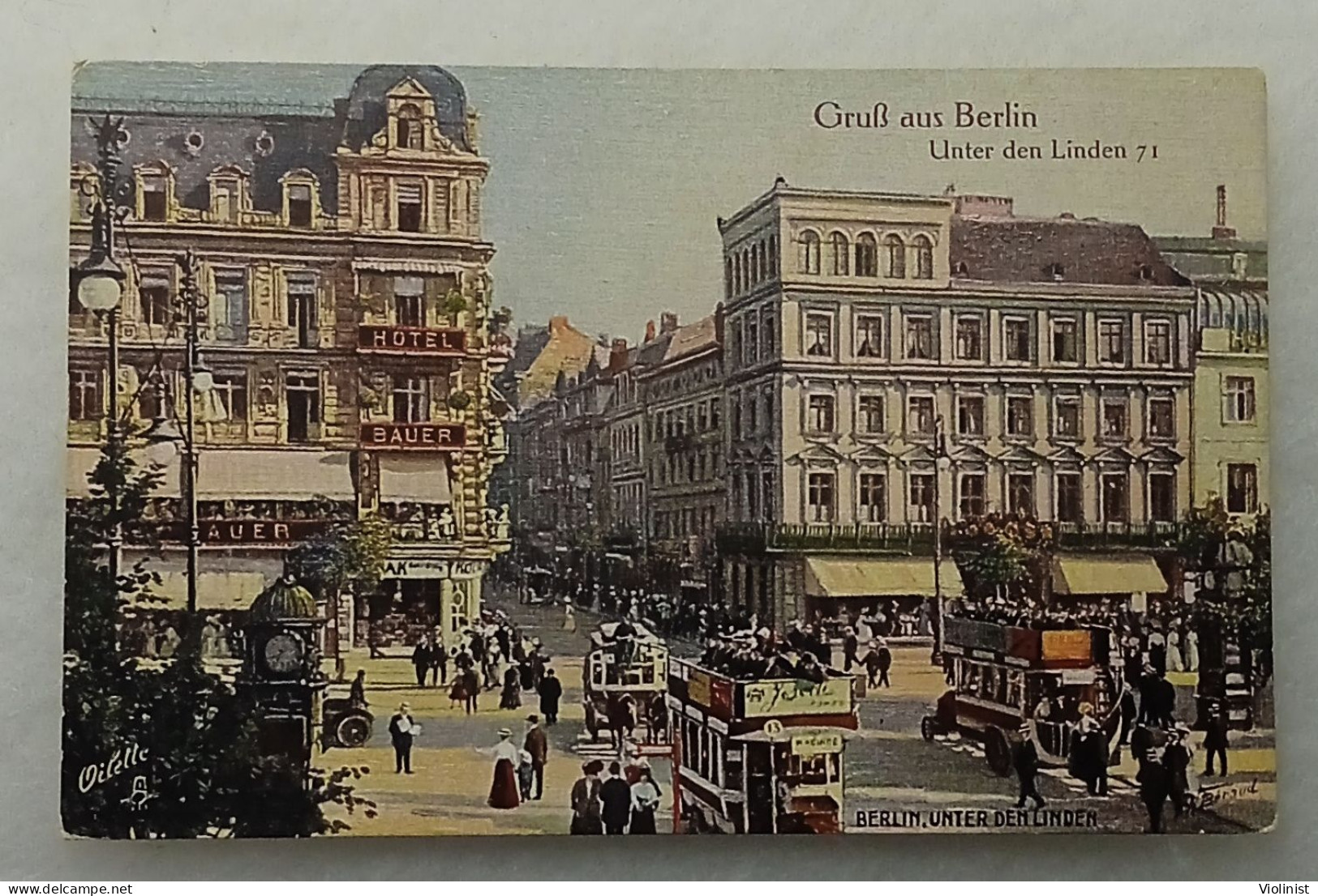 Gruß Aus Berlin -Unter Den Linden 71-Hotel Bauer - Lichterfelde