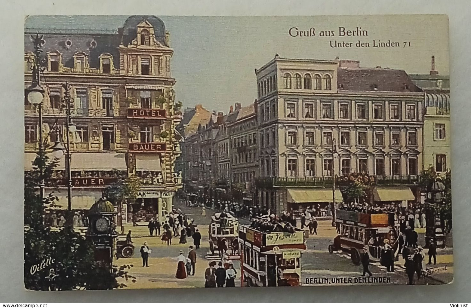 Gruß Aus Berlin -Unter Den Linden 71-Hotel Bauer - Lichterfelde