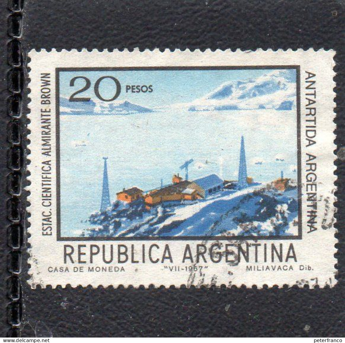 1968 Argentina - Stazione Scientifica Almirante Brown - Oblitérés