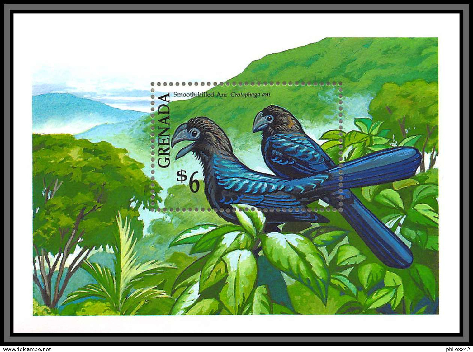 80815 Grenada Yt N°244 TB Neuf ** MNH Oiseaux Birds Bird Smooth Billed Ani 1990 Cuculidés - Colecciones & Series