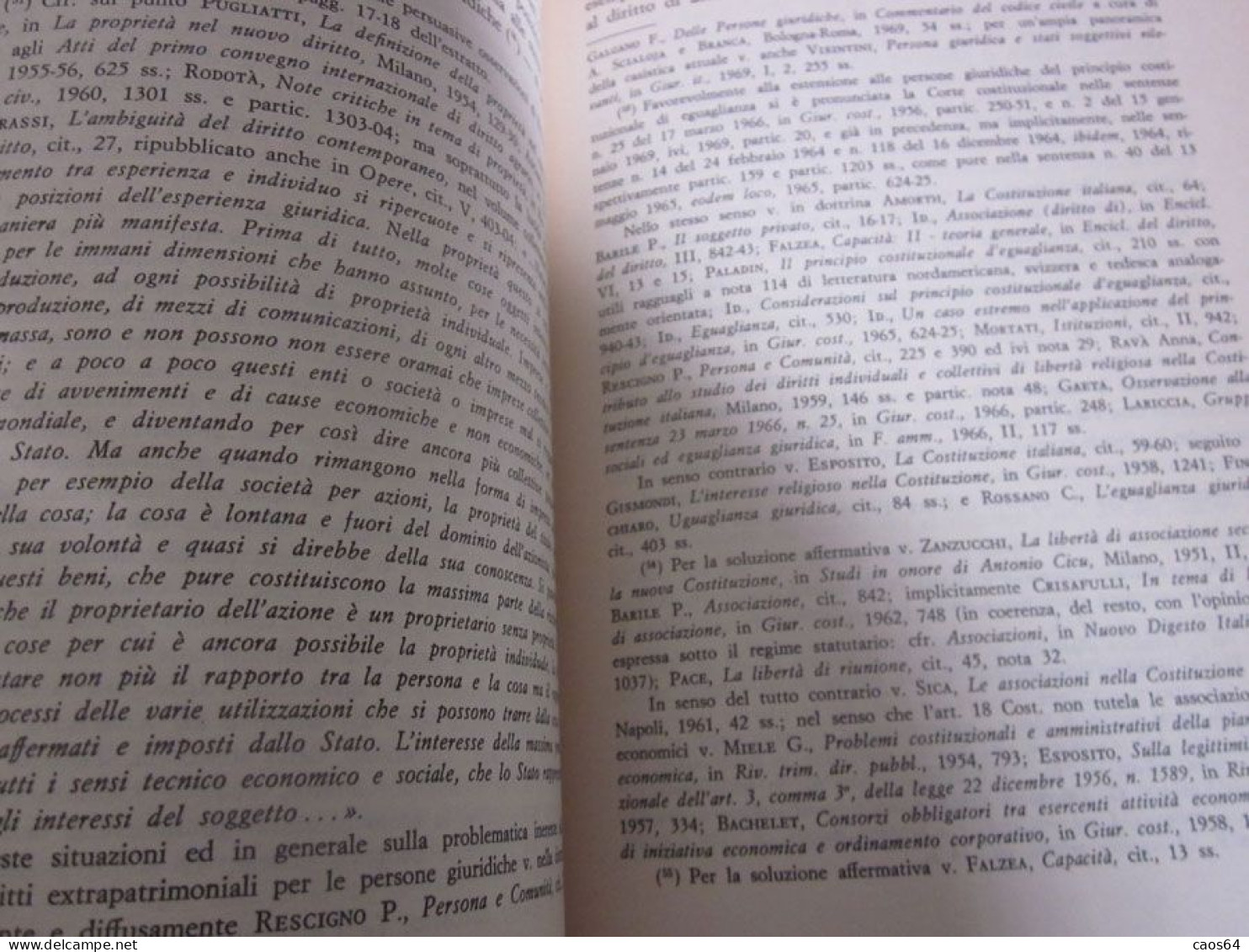 Introduzione ad uno studio sui diritti inviolabili nella Costituzione italiana 1972 Pierfrancesco Grossi CEDAM