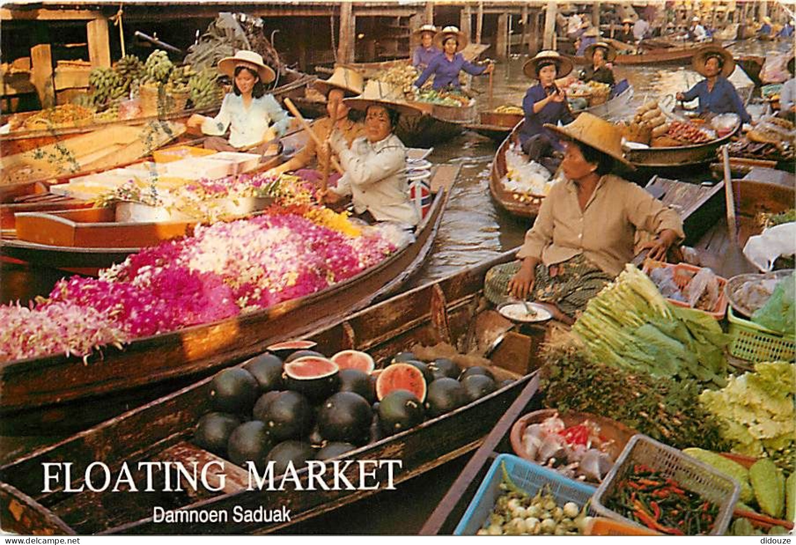 Marchés - Thailande - Floating Market (Damnoen Saduak) - Ratchaburi, Thailand - CPM - Voir Scans Recto-Verso - Mercati