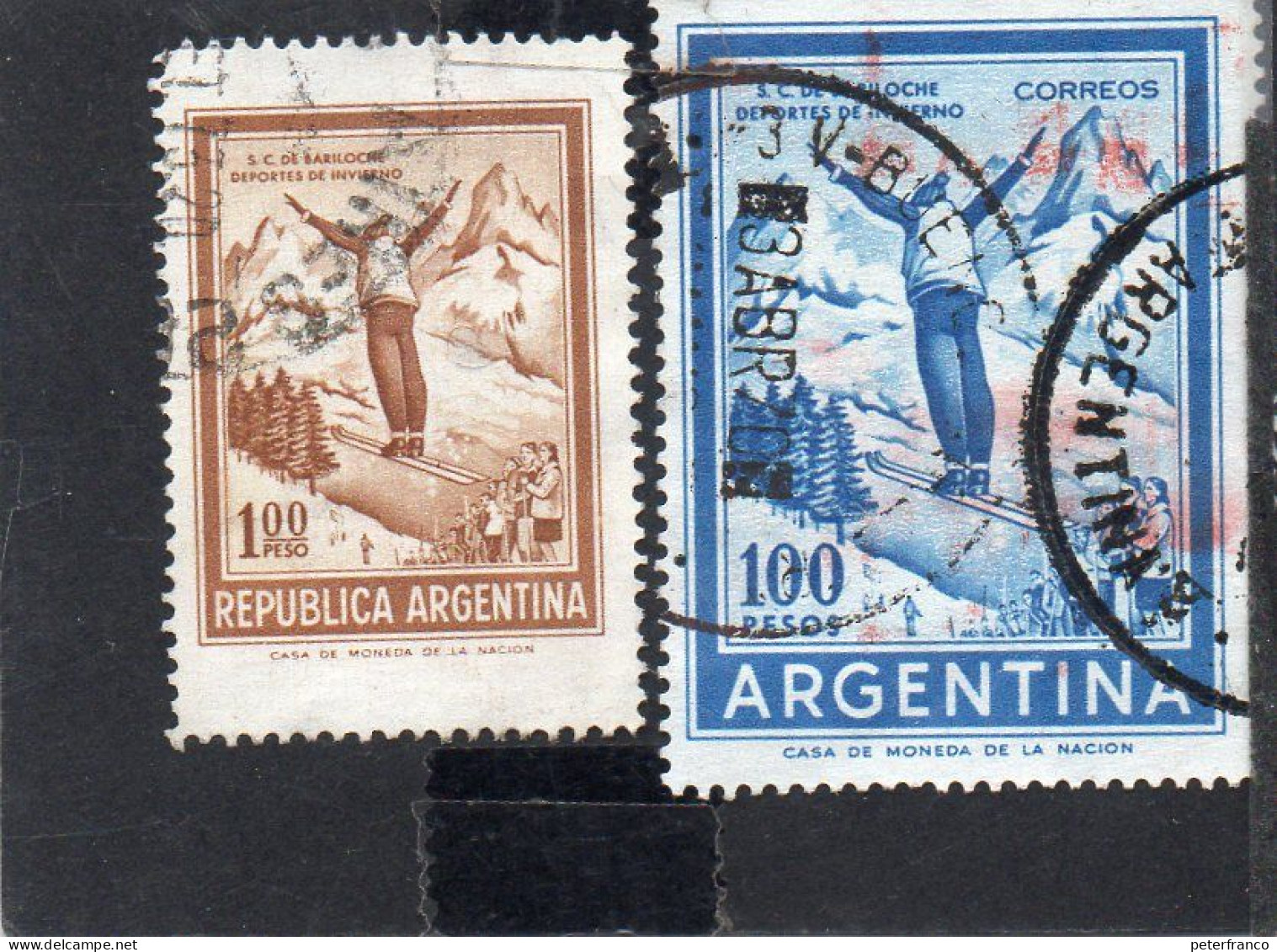 1971/2 Argentina - Sport Invernali In Bariloche - Gebruikt