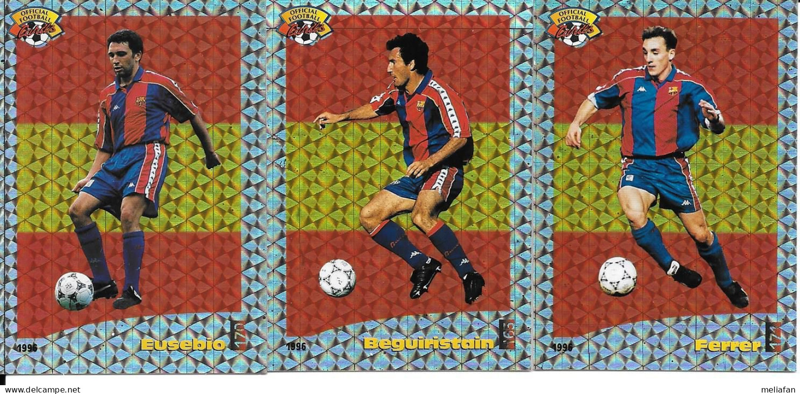 AV63 - CROMOS PANINI - BARCELONA CF - GUARDIOLA EUSEBIO AMOR BEGUIRISTAIN FERRER NADAL CRUYFF BUSQUETS BAKERO - Trading Cards