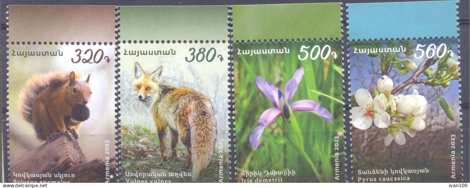 2023. Armenia,  Flora And Fauna Of Armenia, 4v,  Mint/** - Armenia