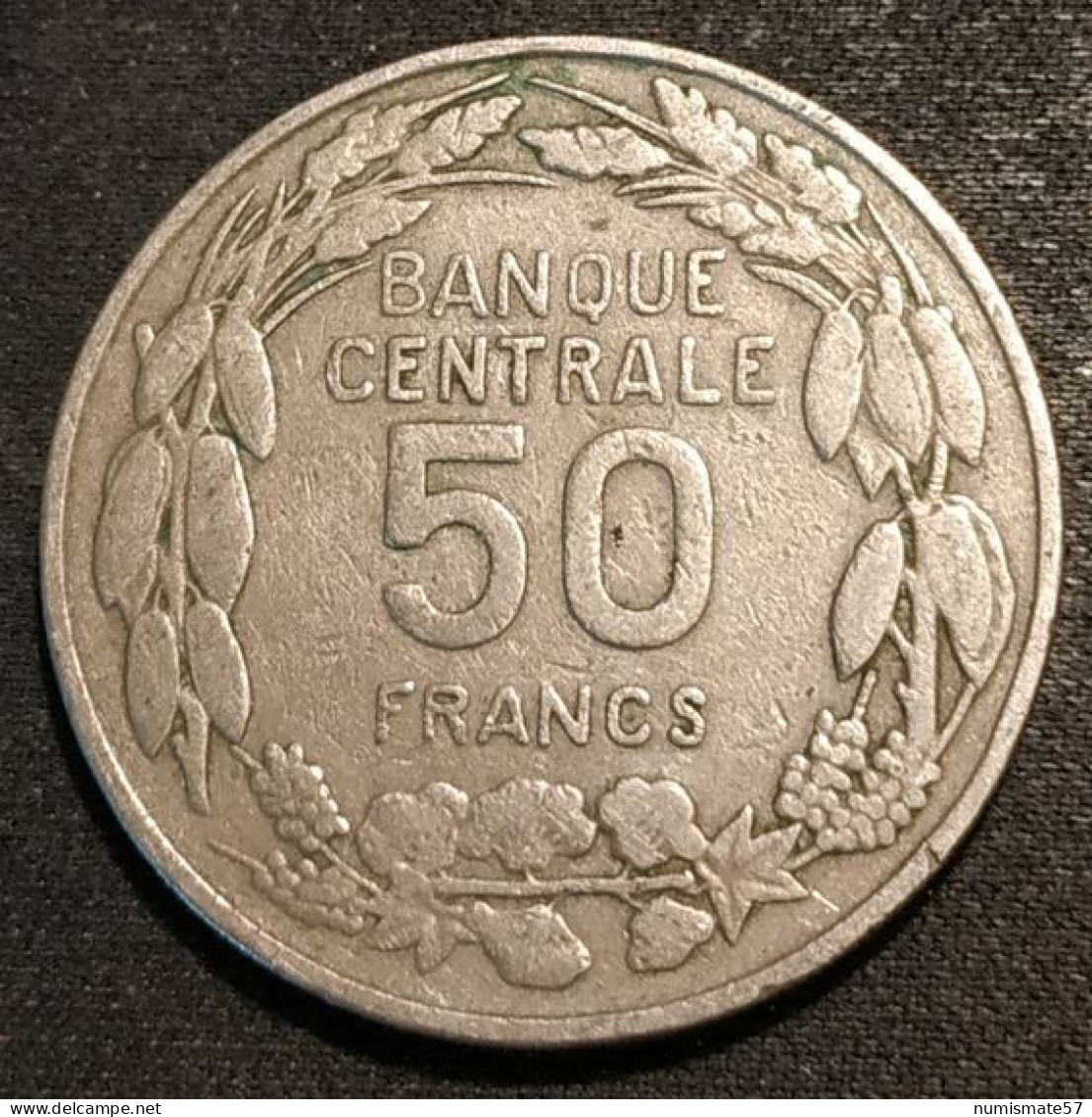 CAMEROUN - 50 FRANCS 1960 - KM 13 - ( 1er JANVIER 1960 - PAIX TRAVAIL PATRIE ) - Camerun
