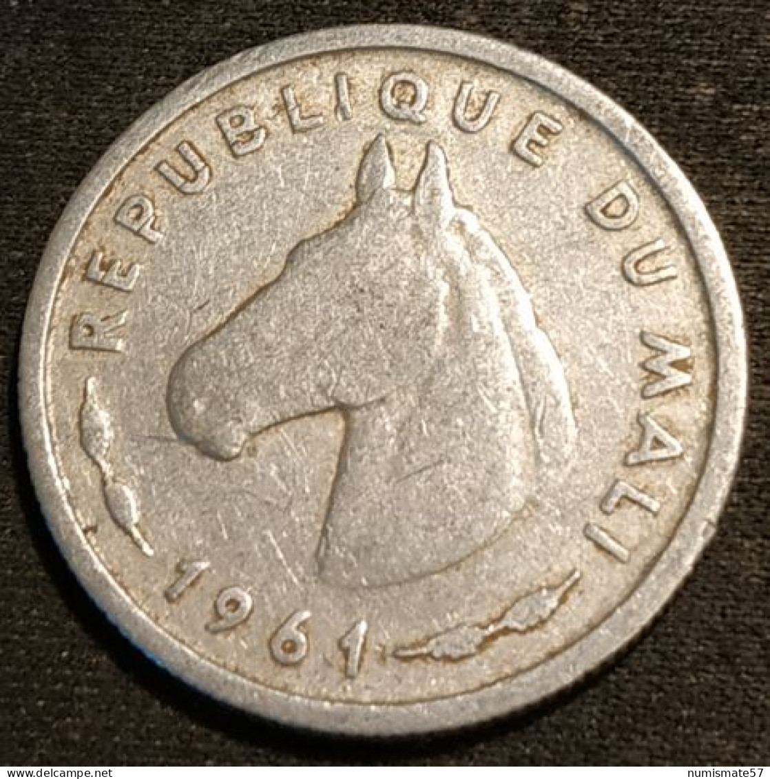 Pas Courant - MALI - 10 FRANCS 1961 - KM 3 - ( Cheval ) - Mali (1962-1984)