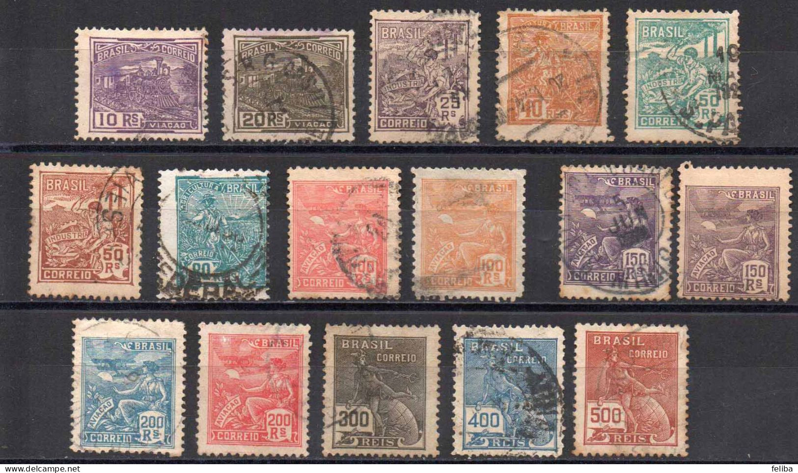 Brazil 1920 - Used Stamps