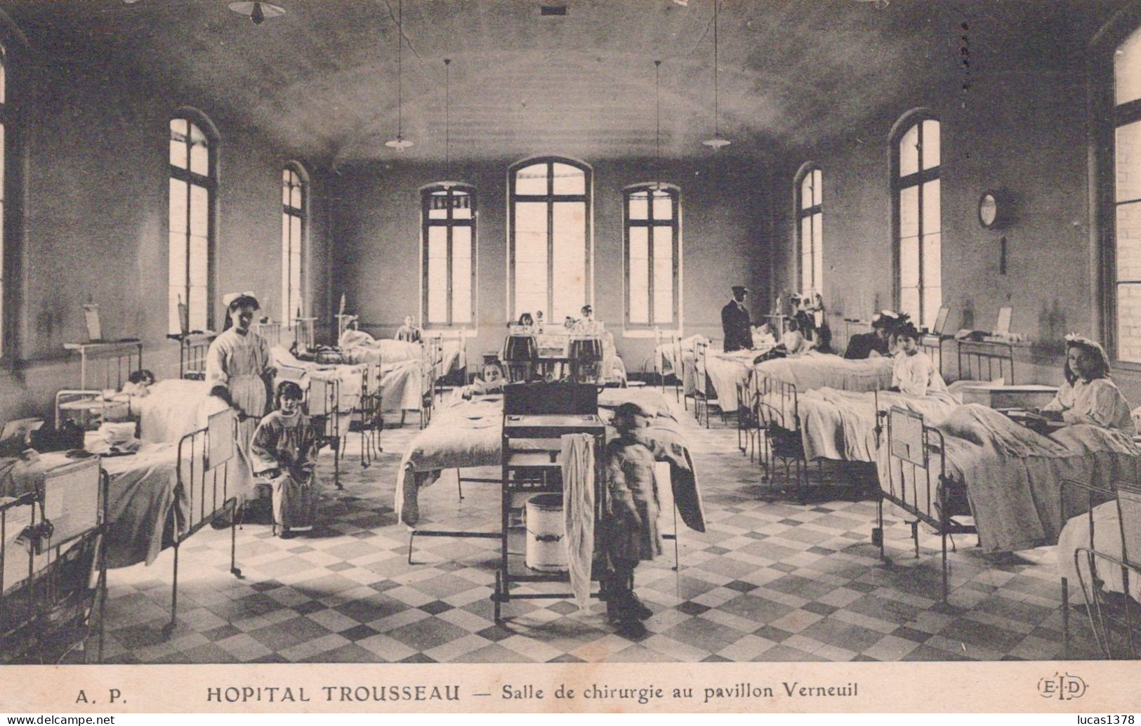 75 / HOPITAL TROUSSEAU / SALLE DE CHIRURGIE / PAVILLON VERNEUIL - Santé, Hôpitaux