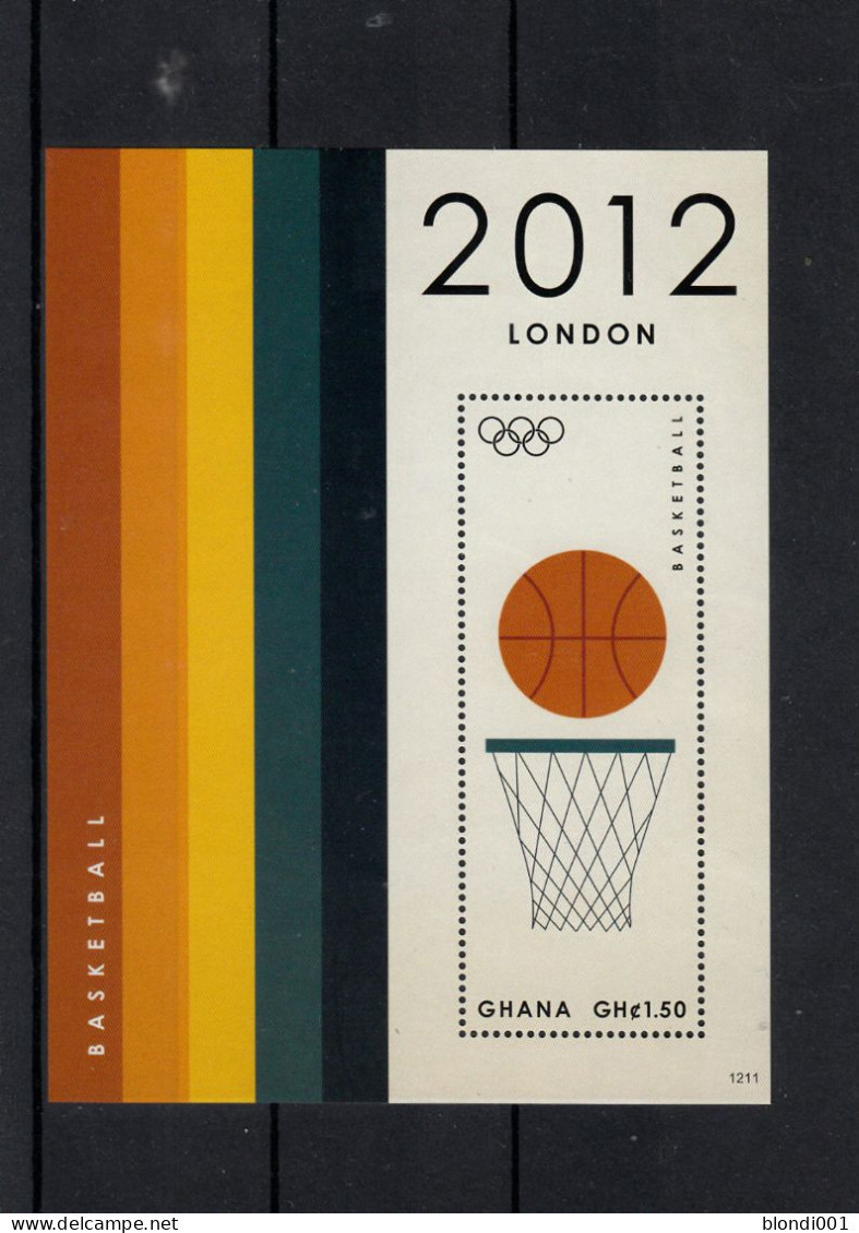 Olympics 2012 - Basketball - GHANA - S/S MNH - Summer 2012: London