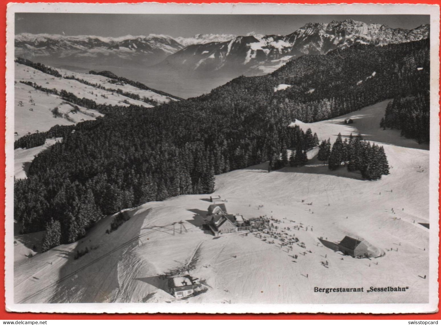 OBERDORF-WILDHAUS Flugaufnahme Bergstation Der Sesselbahn - Wildhaus-Alt Sankt Johann