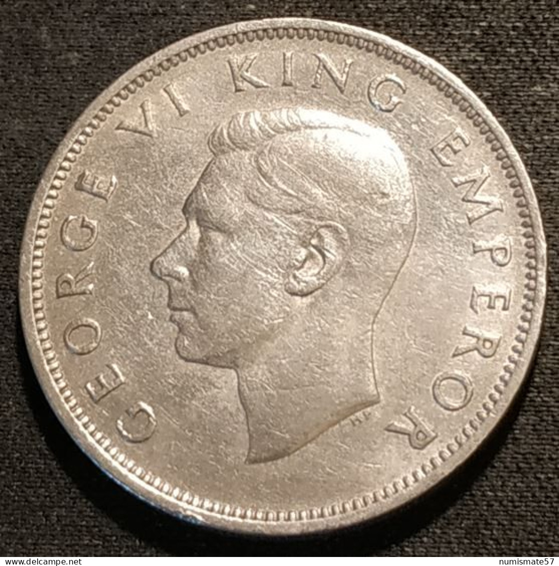 NOUVELLE ZELANDE - NEW ZEALAND - ONE - 1 FLORIN 1947 - George VI - KM 10.2a - Nueva Zelanda