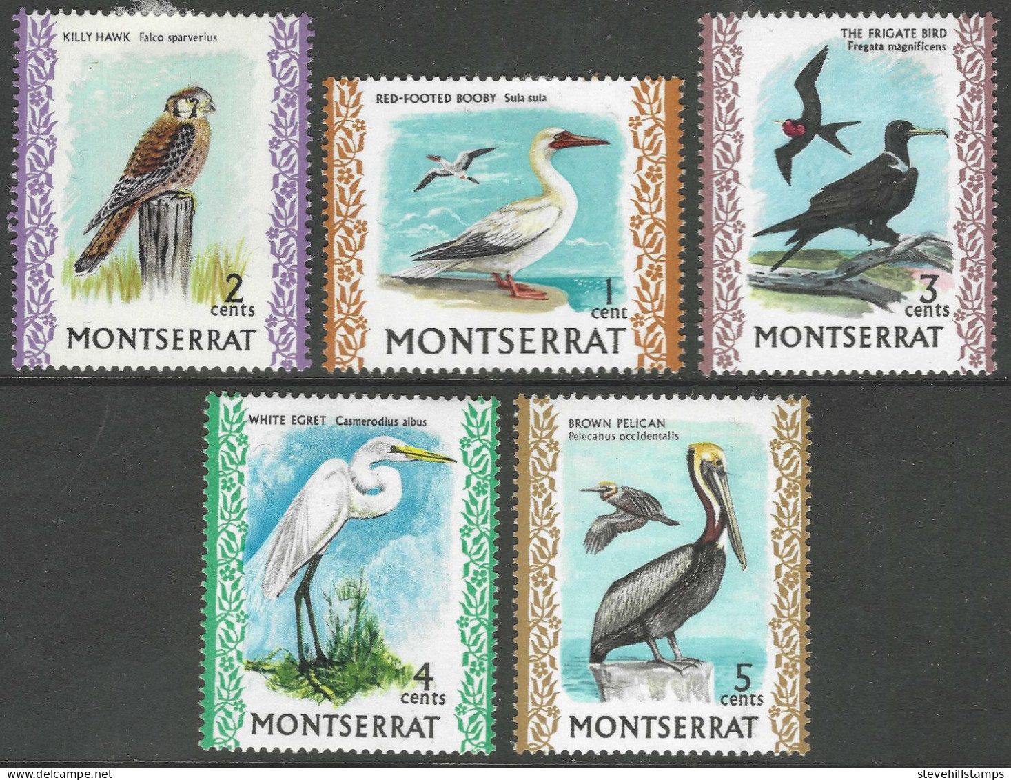Montserrat. 1970 Birds. 7 MH Values To 5c. SG 249. M3071 - Montserrat