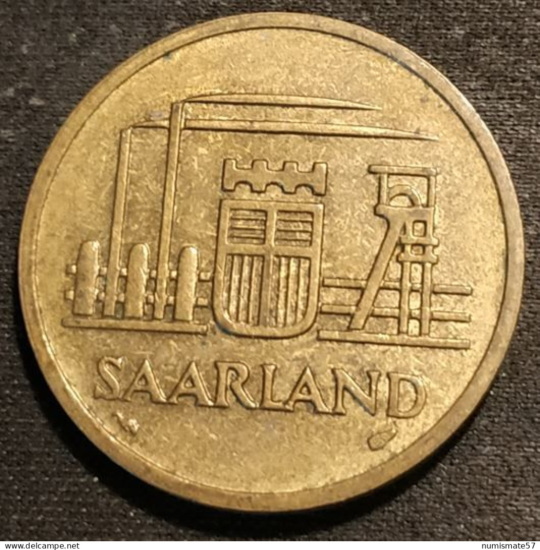 Pas Courant - SARRE - SAARLAND - 50 FRANKEN 1954 - KM 3 - 50 Francos
