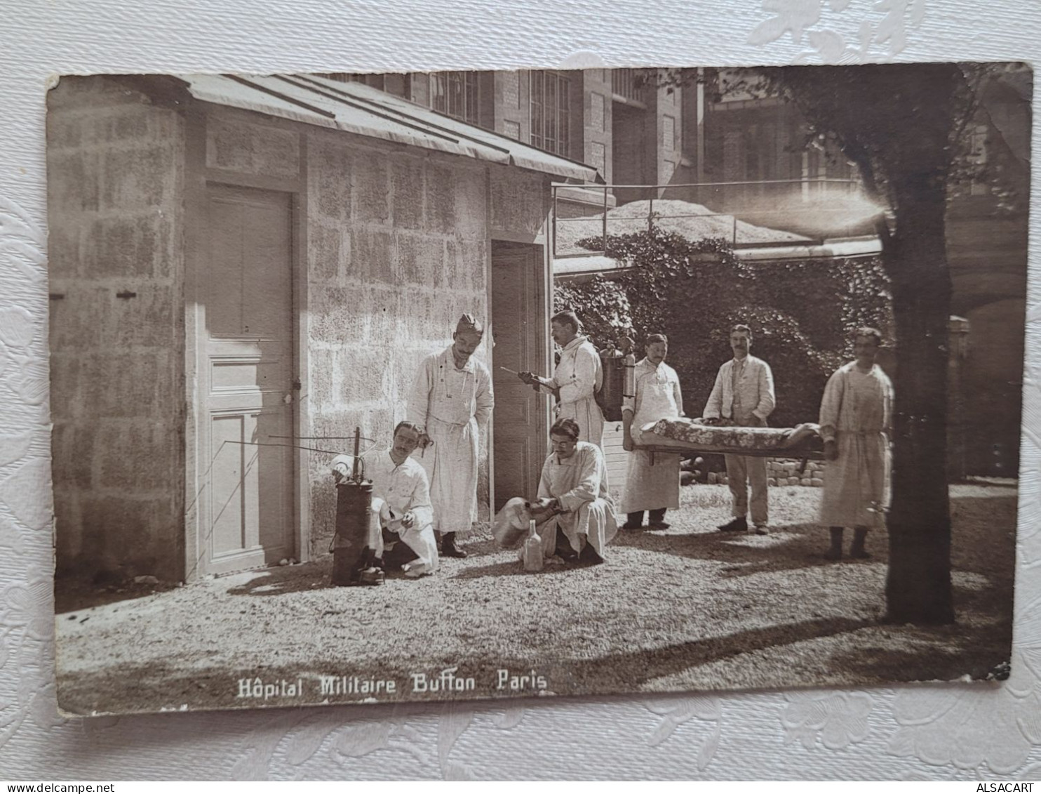 Paris, Carte Photo  Hôpital Militaire Button - Gesundheit, Krankenhäuser