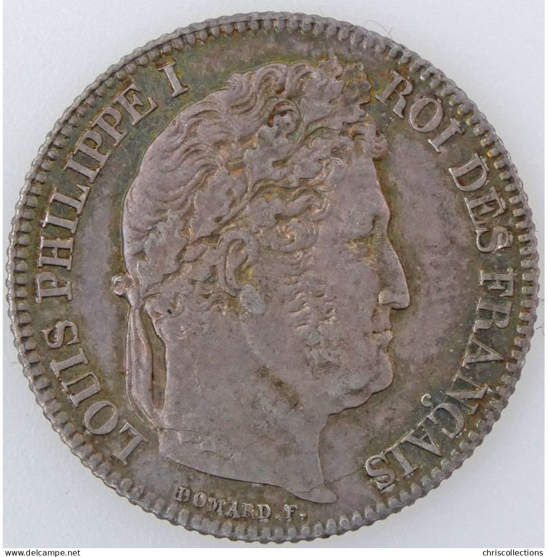 Louis-Philippe I, 1 Franc 1837 B, KM# 748.2, TTB - 1 Franc