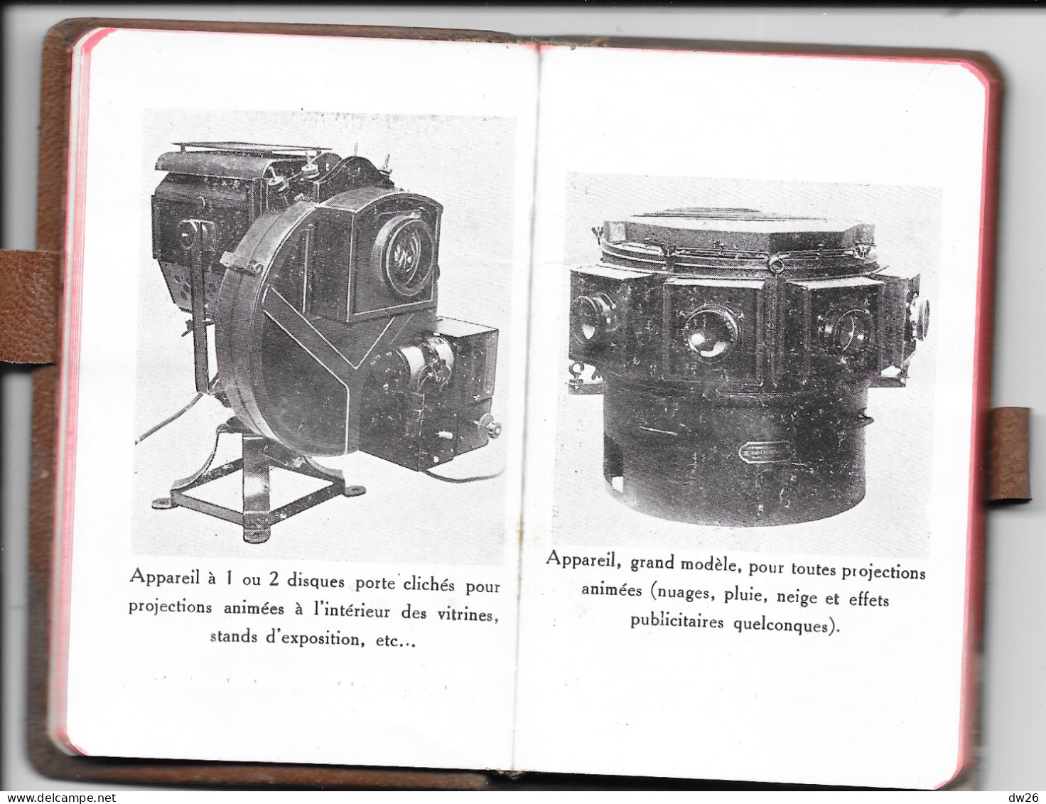 Agenda Publicitaire De 1939 - Petit Calepin En Cuir Etablissements Clémançon, Appareillage Cinémas, Théâtres - Formato Piccolo : 1921-40